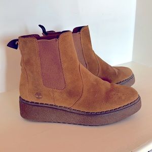 Timberland chelsea platform boots